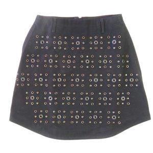 Coach Black Grommet Skirt size 4